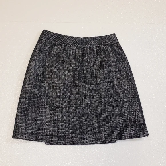 BCBGMAXAZRIA Black A Line Wool Blend Skirt - Picture 2 of 4